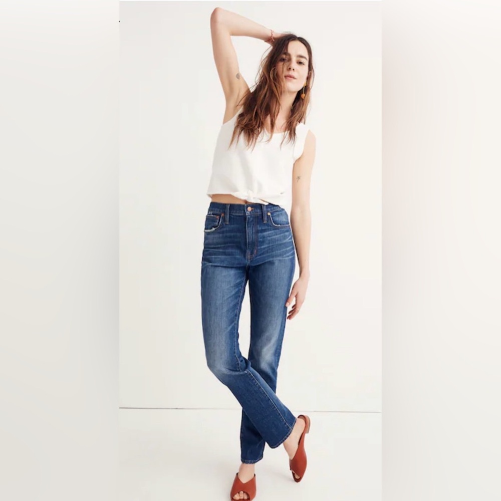 MADEWELL The High-Rise Slim Boyjean  SIZE: 25
